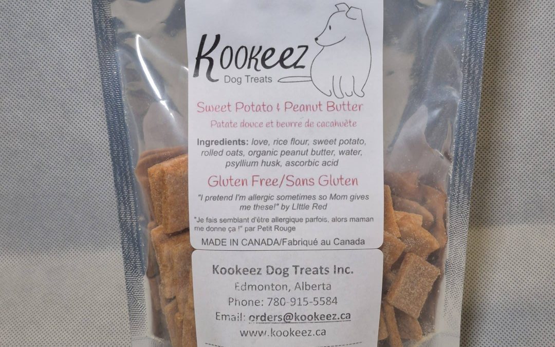 Sweet Potato & Peanut Butter Dog Treats