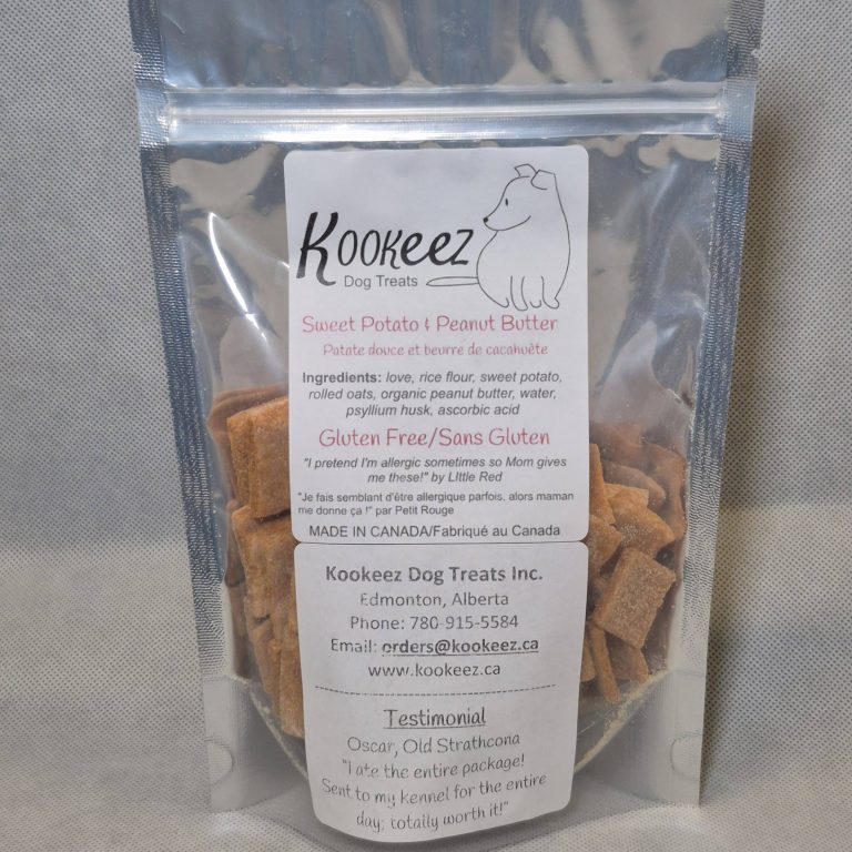 Sweet Potato & Peanut Butter Dog Treats