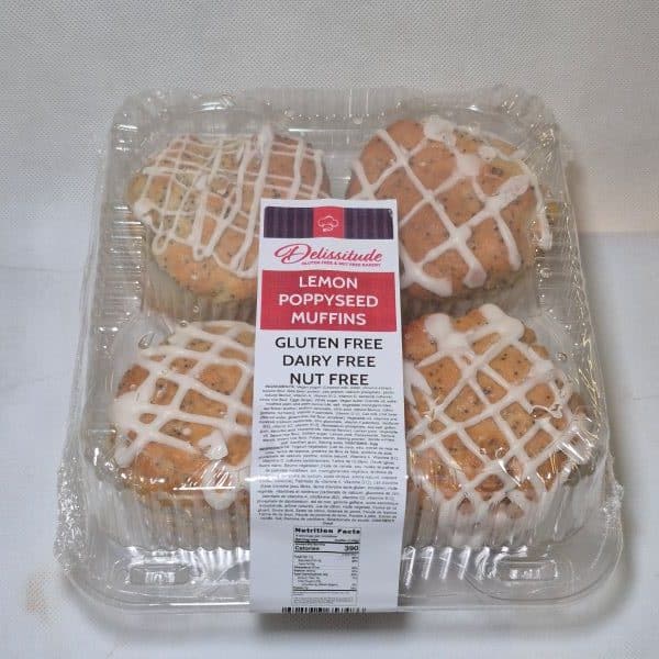 Gluten Free Lemon Poppyseed Muffins