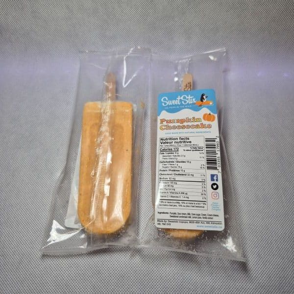 Pumpkin Cheesecake Icepop