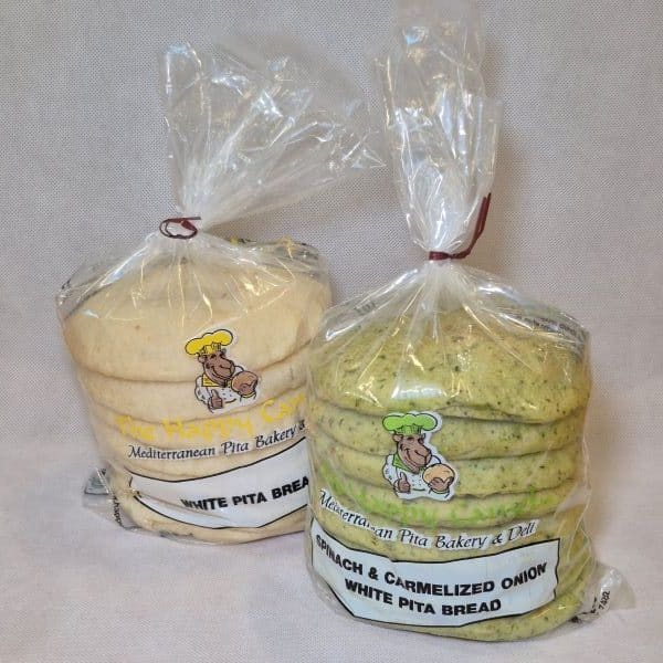 Spinach and Onion Pita Bread